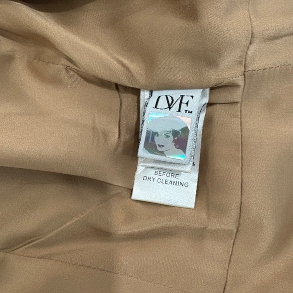 Diane von Furstenberg “Millitant” Utility Safari Vest with Belt – Khaki - Picture 3 of 7